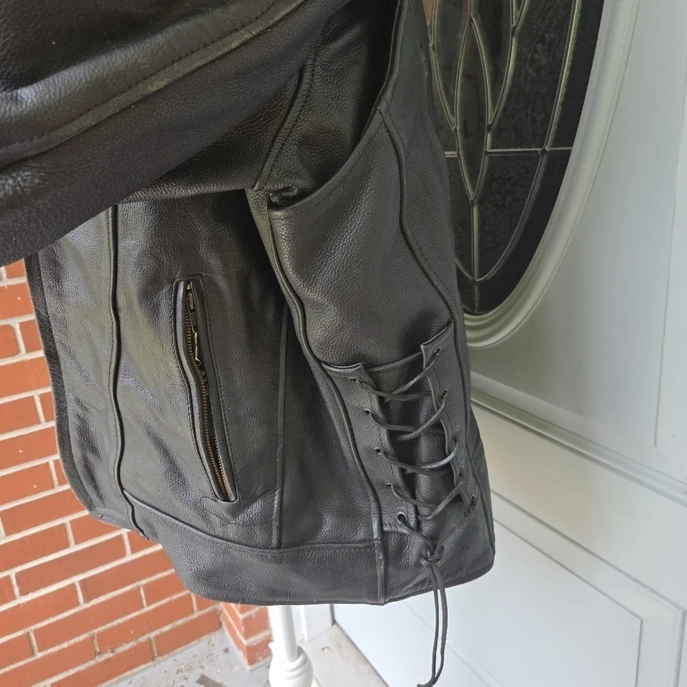 Pro-Rider Leather USA Black Leather Jacket